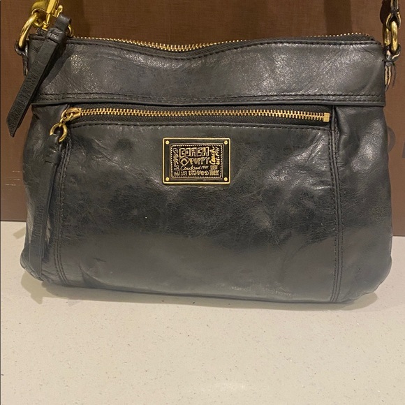 Coach poppy black bag you can wear as crossbody with gold zipper - Picture 5 of 12